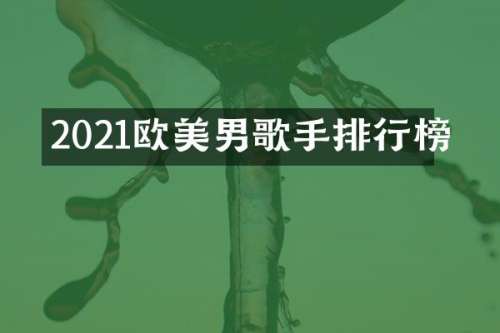 2021欧美男歌手排行榜