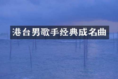 港台男歌手经典成名曲