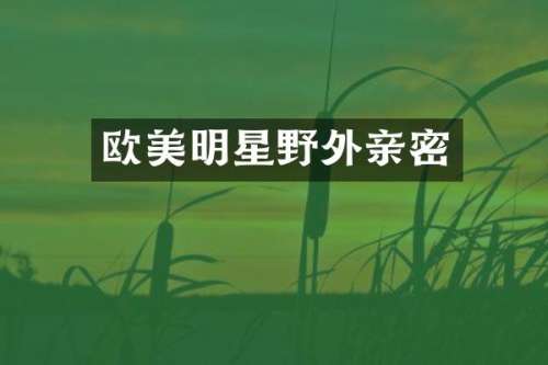 欧美明星野外亲密