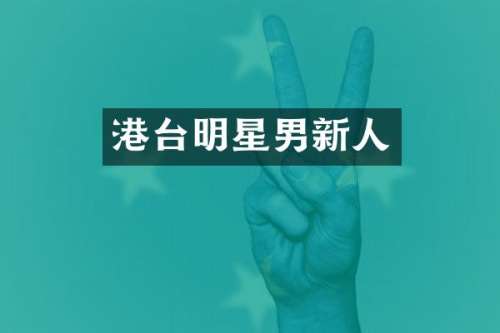 港台明星男新人