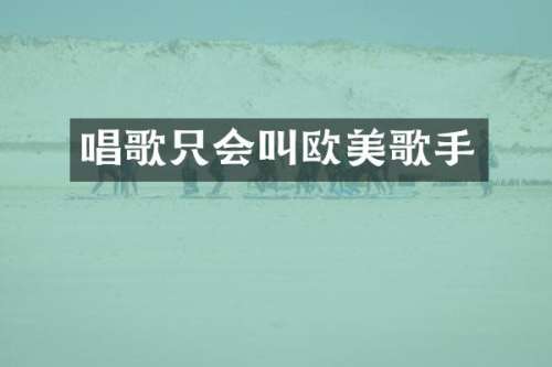 唱歌只会叫欧美歌手