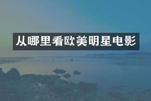 从哪里看欧美明星电影