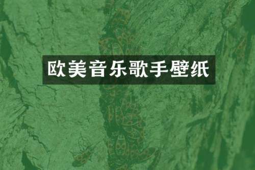 欧美音乐歌手壁纸