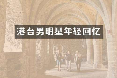 港台男明星年轻回忆