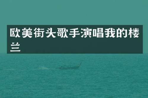 欧美街头歌手演唱我的楼兰