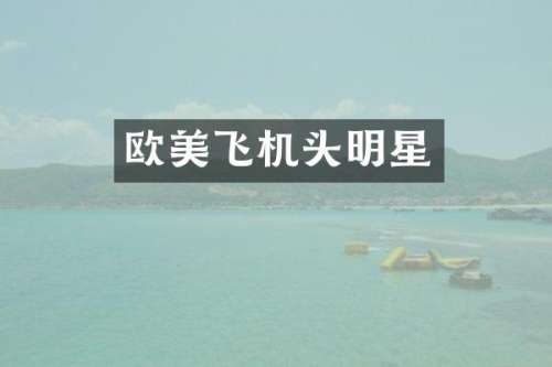 欧美飞机头明星