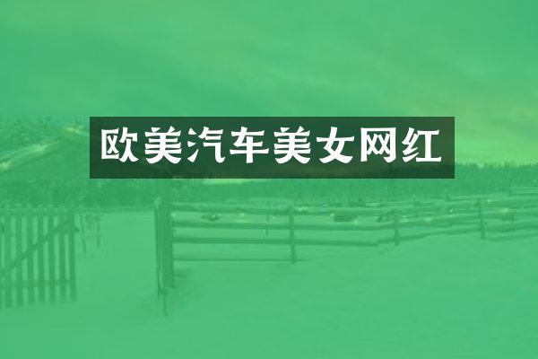 欧美汽车网红