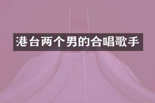 港台两个男的合唱歌手