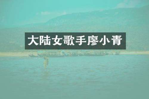 大陆女歌手廖小青