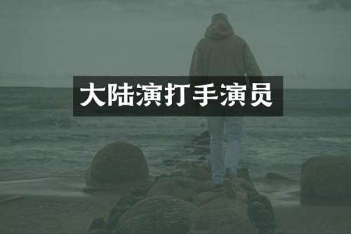 大陆演打手演员