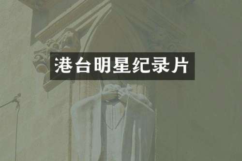 港台明星纪录片