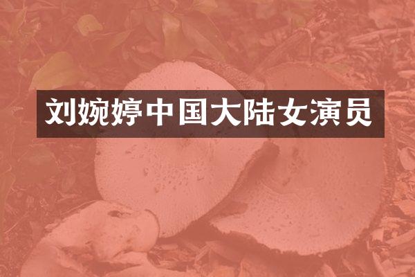 刘婉婷中国大陆女演员