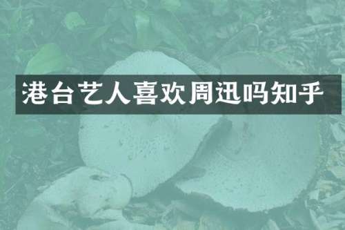 港台艺人喜欢周迅吗知乎