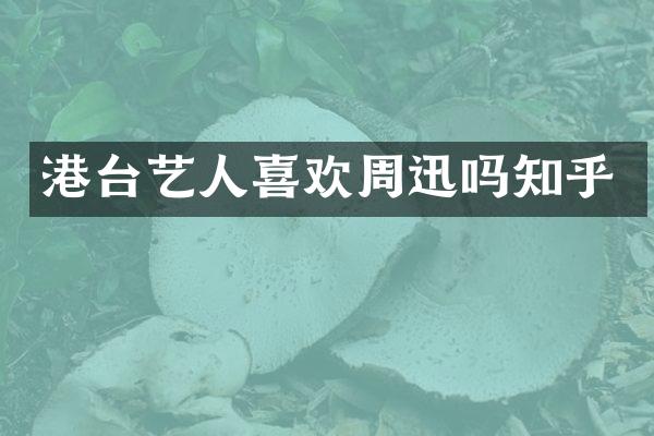 港台艺人喜欢周迅吗知乎