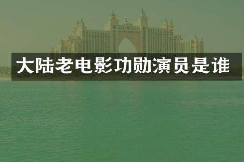 大陆老电影功勋演员是谁