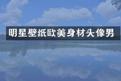 明星壁纸欧美身材头像男