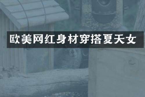 欧美网红身材穿搭夏天女