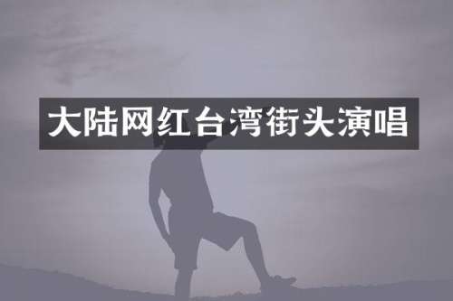 大陆网红台湾街头演唱