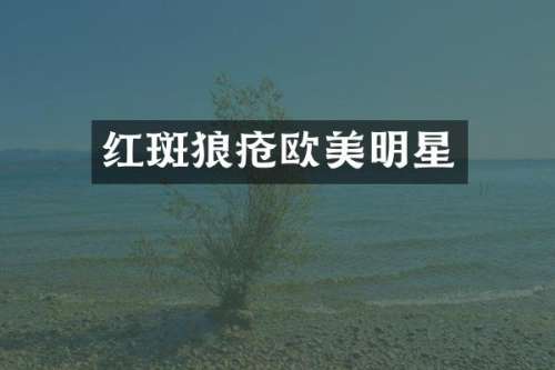 红斑狼疮欧美明星
