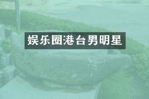 娱乐圈港台男明星