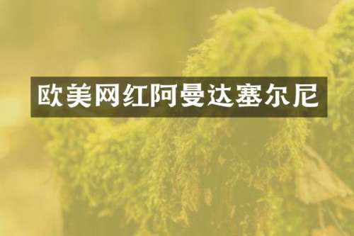欧美网红阿曼达塞尔尼