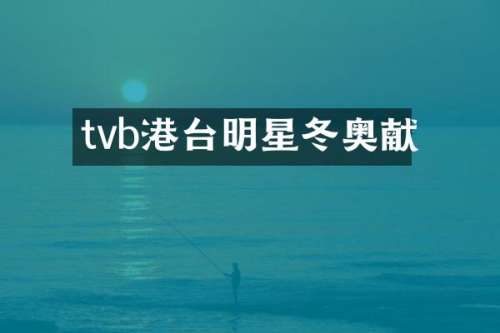 tvb港台明星冬奥献