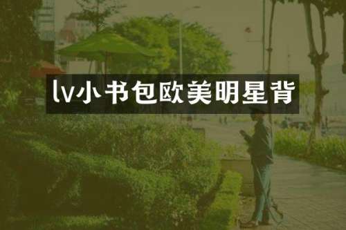 lv小书包欧美明星背