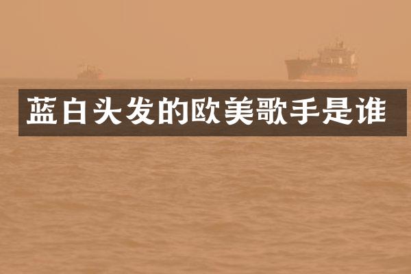 蓝白头发的欧美歌手是谁