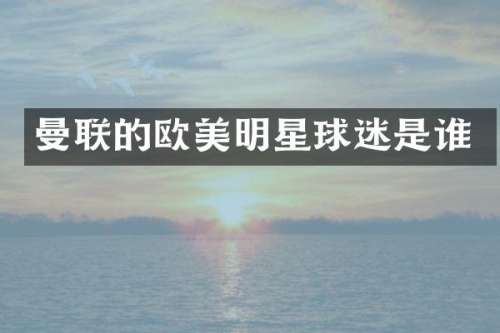曼联的欧美明星球迷是谁