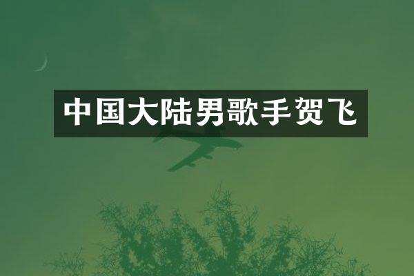 中国大陆男歌手贺飞