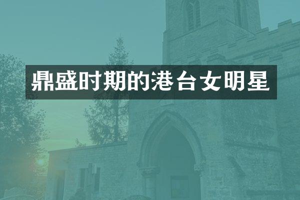 鼎盛时期的港台女明星