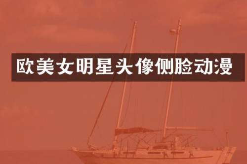 欧明星头像侧脸动漫
