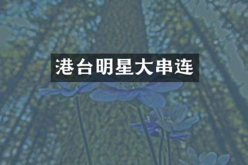 港台明星大串连
