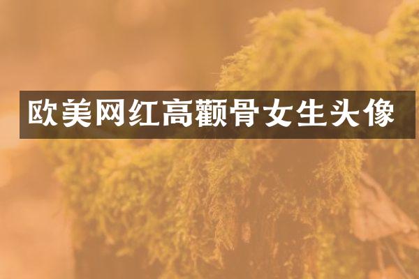 欧美网红高颧骨女生头像