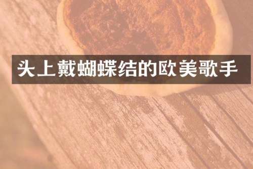头上戴蝴蝶结的欧美歌手