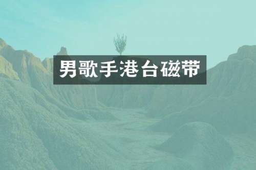 男歌手港台磁带