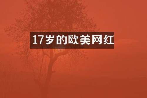 17岁的欧美网红