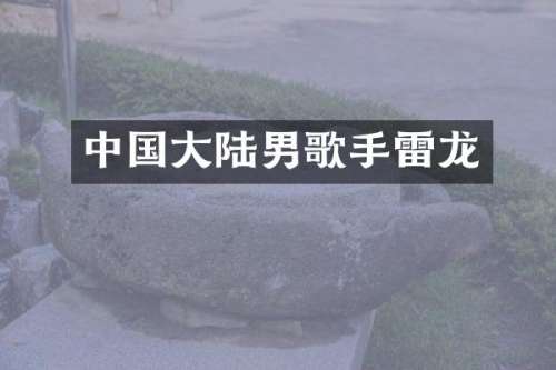 中国大陆男歌龙
