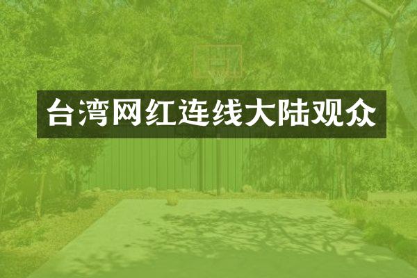 台湾网红连线大陆观众