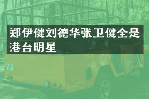 郑伊健刘德华张卫健全是港台明星