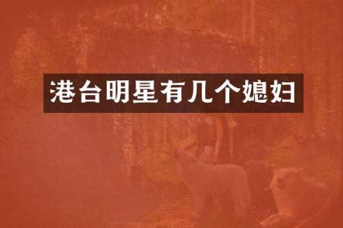 港台明星有几个媳妇