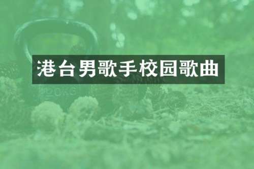 港台男歌手校园歌曲