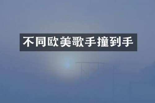 不同欧美歌手撞到手