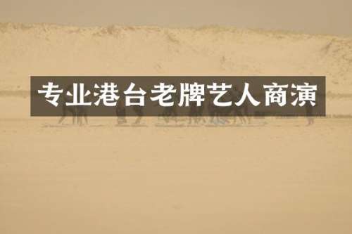 专业港台老牌艺人商演