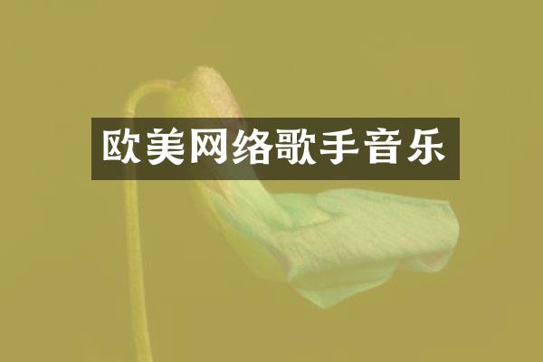 欧美网络歌手音乐