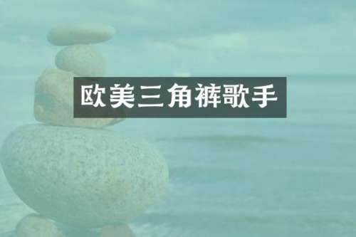 欧美三角裤歌手