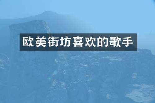 欧美街坊喜欢的歌手