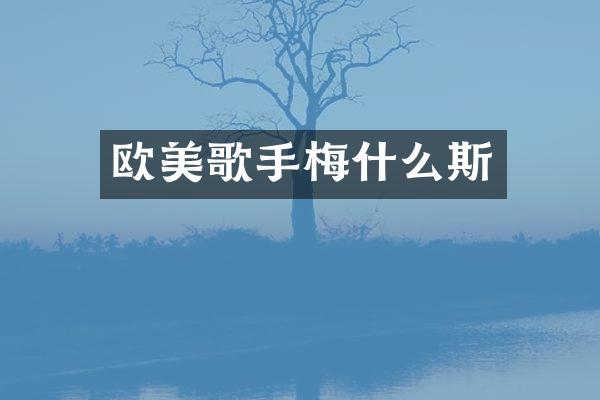 欧美歌手梅什么斯