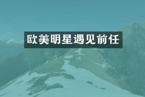 欧美明星遇见前任