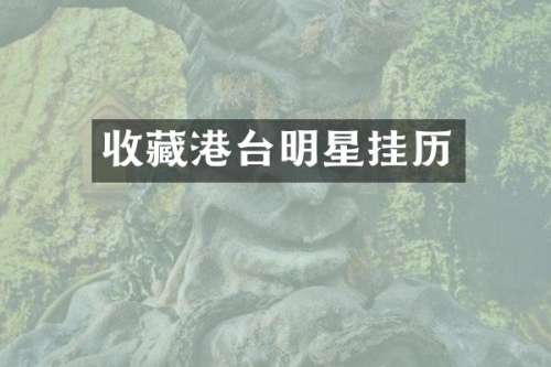 收藏港台明星挂历
